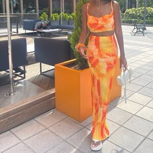Sunset Maxi Skirt Set